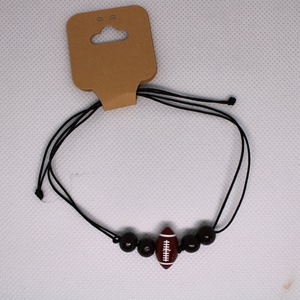 Amerikai Football karkötő - ékszer - karkötő - fonott karkötő - Meska.hu