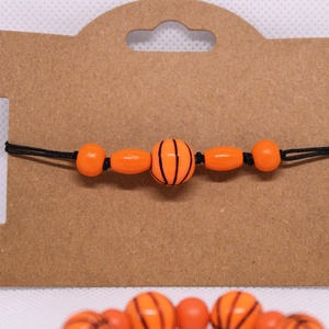 Kosárlabda karkötő szett - ékszer - karkötő - gyöngyös karkötő - Meska.hu