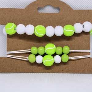 Tennis karkötő szett, Ékszer, Karkötő, Gyöngyös karkötő, Gyöngyfűzés, gyöngyhímzés, MESKA