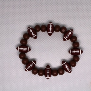 Amerikai Football karkötő szett - ékszer - karkötő - fonott karkötő - Meska.hu