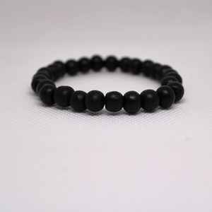 Fekete  karkötő, Ékszer, Karkötő, Gyöngyös karkötő, Gyöngyfűzés, gyöngyhímzés, MESKA