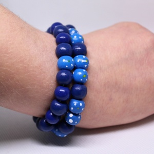 2 db Női karkötő, Ékszer, Karkötő, Gyöngyös karkötő, Gyöngyfűzés, gyöngyhímzés, MESKA