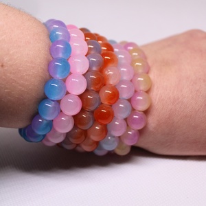 Üveggyöngy karkötő - ékszer - karkötő - gyöngyös karkötő - Meska.hu