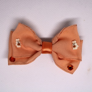 Nyuszis masnis kislány francia hajcsat - ruha & divat - hajdísz & hajcsat - hajcsat & hajtű - Meska.hu