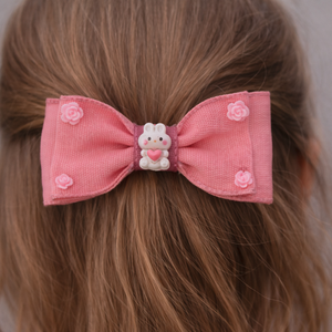 Nyuszis masnis kislány francia hajcsat, Ruha & Divat, Hajdísz & Hajcsat, Hajcsat & Hajtű, Mindenmás, MESKA