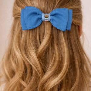 Kék macis masnis kislány francia hajcsat, Ruha & Divat, Hajdísz & Hajcsat, Hajcsat & Hajtű, Mindenmás, MESKA
