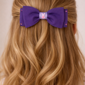 Lila nyuszis masnis kislány francia hajcsat, Ruha & Divat, Hajdísz & Hajcsat, Hajcsat & Hajtű, Mindenmás, MESKA