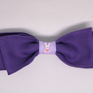 Lila nyuszis masnis kislány francia hajcsat - ruha & divat - hajdísz & hajcsat - hajcsat & hajtű - Meska.hu