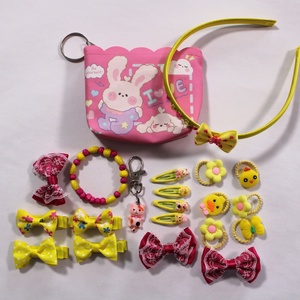 Sárga-Pink kislány hajbavaló ajándékszett, Ruha & Divat, Hajdísz & Hajcsat, Hajráf & Hajpánt, Mindenmás, MESKA