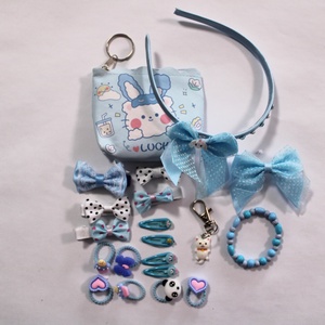 Kék kislány hajbavaló ajándékszett, Ruha & Divat, Hajdísz & Hajcsat, Hajráf & Hajpánt, Mindenmás, MESKA