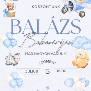Stílusos babaváró plakát - Egy új családtag úton van! - otthon & életmód - dekoráció - kép & falikép - plakát - Meska.hu