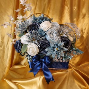 Egyedi Örök Virágkosár, Otthon & Életmód, Dekoráció, Virágdísz és tartó, Csokor & Virágdísz, Virágkötés, MESKA