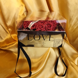 Rózsabox tükrös dobozban, Otthon & Életmód, Dekoráció, Virágdísz és tartó, Virágbox, virágdoboz, Virágkötés, MESKA