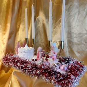 Különleges karácsonyi asztali dekoráció  - Meska.hu