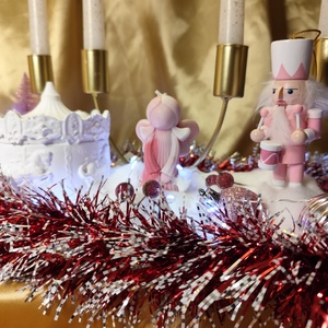 Különleges karácsonyi asztali dekoráció  - karácsony - karácsonyi lakásdekoráció - ünnepi asztaldekoráció - Meska.hu