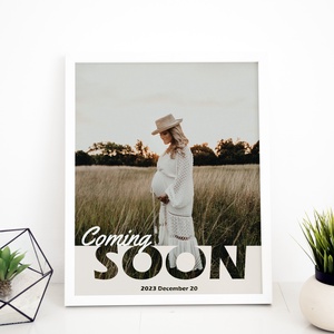Coming soon - babaváró poszter - művészet - grafika & illusztráció - digitális - Meska.hu