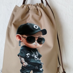 Fiú mintás torna-hátizsák, Játék & Sport, Ovis felszerelés, Ovis tornazsák, Varrás, MESKA