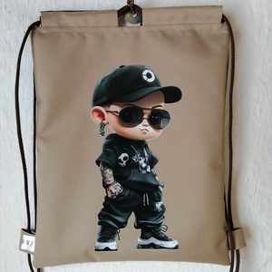 Fiú mintás torna-hátizsák - játék & sport - ovis felszerelés - ovis tornazsák - Meska.hu