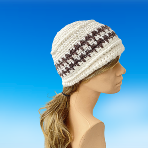 Elvira - kézzel horgolt/kötött női sapka - ruha & divat - sál, sapka, kendő - sapka - Meska.hu