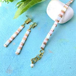 Pasztell -  japán gyöngy karkötő  - ékszer - karkötő - gyöngyös karkötő - Meska.hu