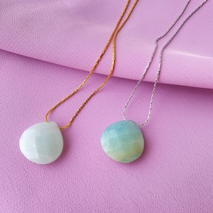 Csiszolt amazonit medálok - Meska.hu