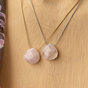 Csiszolt rózsakvarc jáspis medálok, Ékszer, Nyaklánc, Medál, Ékszerkészítés, MESKA