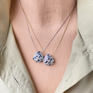 Csiszolt dalmata jáspis medálok, Ékszer, Nyaklánc, Medál, Ékszerkészítés, MESKA