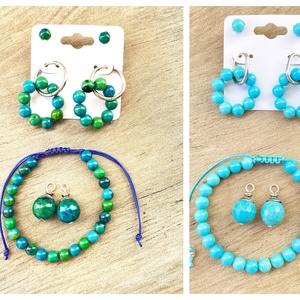 Krizokolla vagy türkinit szett - Meska.hu