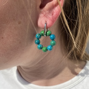 Krizokolla vagy türkinit szett - ékszer - ékszerszett - Meska.hu