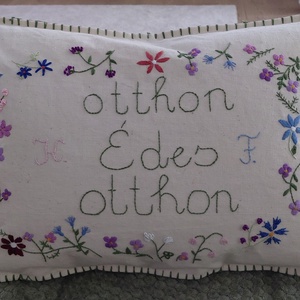 Otthon Édesem Otthon díszpárna, Otthon & Életmód, Lakástextil, Párna & Párnahuzat, Díszpárnahuzat, , MESKA