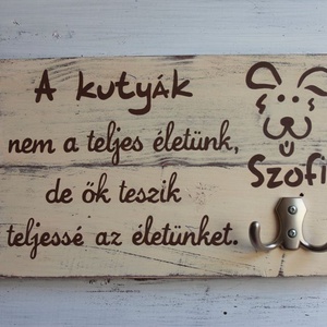 Egyedi feliratos póráztartó, Otthon & Életmód, Kisállatoknak, Kutya nyakörv, Kutyáknak, Festészet, MESKA
