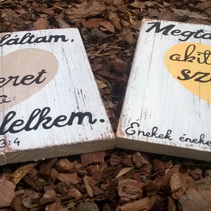 Megtaláltam, akit szeret a lelkem. - otthon & életmód - dekoráció - kép & falikép - táblakép - Meska.hu