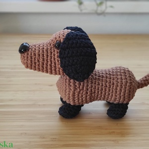Horgolt tacskó minta - diy (csináld magad) - szabásminta, útmutató - horgolási minta - Meska.hu