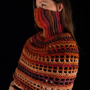 Teyra horgolt felső- November 2025 - ruha & divat - női ruha - poncsó - Meska.hu