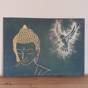 akril festmény 50x70 cm, Művészet, Festmény, Akril, Festészet, MESKA