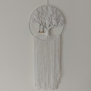 életfa 25 cm átmérőjű karikán - otthon & életmód - dekoráció - fali és függő dekoráció - falra akasztható dekor - Meska.hu