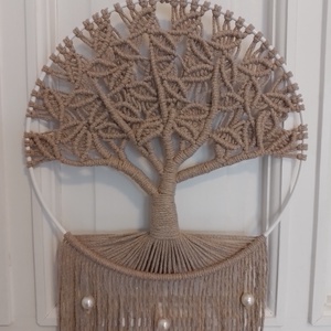 életfa 20 cm átmérőjű karikán - otthon & életmód - dekoráció - spiritualitás - mandala - Meska.hu