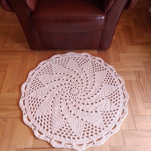 Horgolt mandala szőnyeg, Otthon & Életmód, Lakástextil, Szőnyeg, Horgolt szőnyeg, Horgolás, MESKA