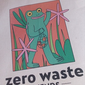 BÉKA - (ZERO WASTE FRIENDS) textiltáska - táska & tok - bevásárlás & shopper táska - shopper, textiltáska, szatyor - Meska.hu