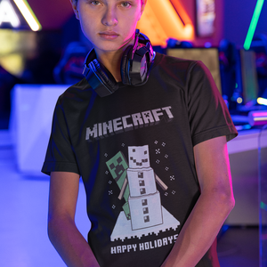 MINECRAFT  - karácsonyi póló - ruha & divat - babaruha & gyerekruha - póló - Meska.hu