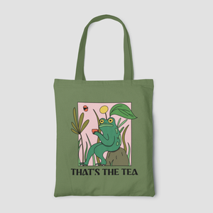 That's the Tea - Békás vászontáska - táska & tok - bevásárlás & shopper táska - shopper, textiltáska, szatyor - Meska.hu