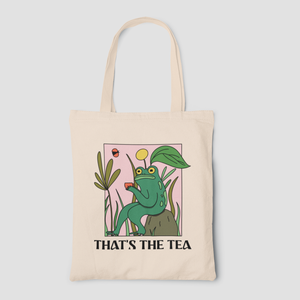 That's the Tea - Békás vászontáska - táska & tok - bevásárlás & shopper táska - shopper, textiltáska, szatyor - Meska.hu