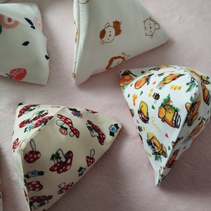 Háromszög formájú babzsák , 6db - játék & sport - készségfejlesztő és logikai játék - oktató játékok - Meska.hu