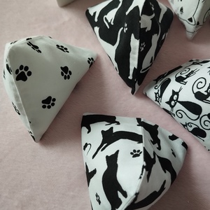 Háromszög formájú babzsák , 6db - játék & sport - készségfejlesztő és logikai játék - oktató játékok - Meska.hu