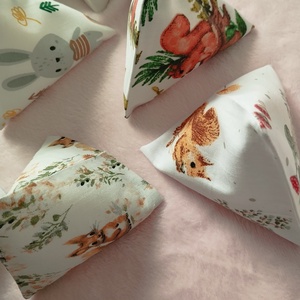 Háromszög formájú babzsák , 6db - játék & sport - készségfejlesztő és logikai játék - oktató játékok - Meska.hu