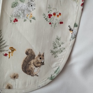 Női fehér lapköpeny,mintás zsebbel , ovis , munkaruha  - ruha & divat - női ruha - tunika - Meska.hu