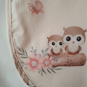 Női fehér lapköpeny,mintás zsebbel , ovis , munkaruha  - ruha & divat - női ruha - tunika - Meska.hu