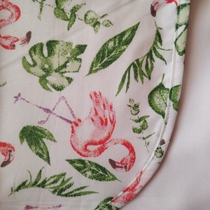 Női fehér lapköpeny,mintás zsebbel , ovis , munkaruha  - ruha & divat - női ruha - tunika - Meska.hu