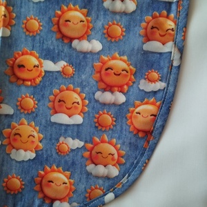 Női fehér lapköpeny,mintás zsebbel , ovis , munkaruha  - ruha & divat - női ruha - tunika - Meska.hu