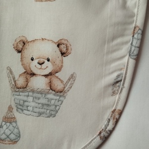 Női fehér lapköpeny,Maci � mintás zsebbel , ovis , munkaruha  - ruha & divat - női ruha - tunika - Meska.hu